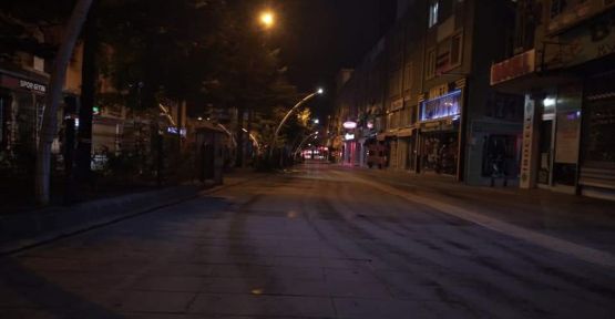 Niğde’de Yasak Sonrası Sokaklar Boş Kaldı