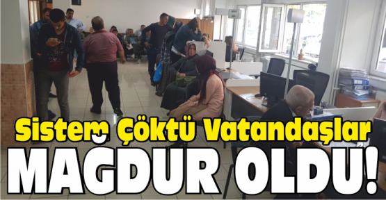 Nüfus Müdürlüğünde Sistem Çöktü Vatandaş Mağdur Oldu