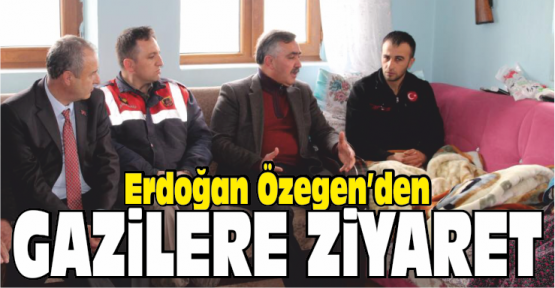 Özegen, Afrin Gazilerini Evlerinde Ziyaret Etti