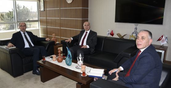 Rektör Kar’dan, KOP Başkanı Bostancı’ya Ziyaret