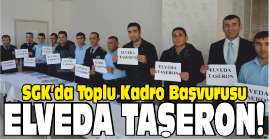 SGK’ dan Taşeron Personellere Toplu Müracaat Töreni Düzenlendi