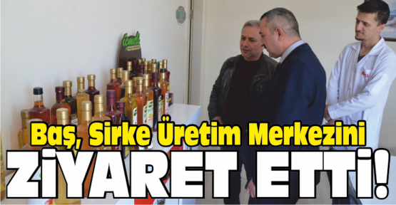 Tarım Müdüründen Sirke Üretim İşletmesine Ziyaret