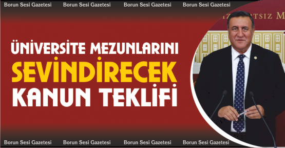Üniversite Mezunlarını sevindirecek Kanun Teklifi Mecliste