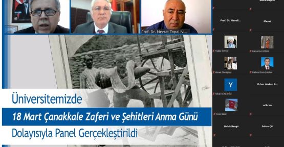 Üniversitede 18 Mart paneli