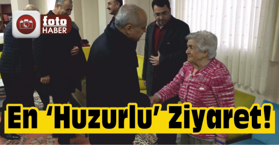 Vali Peynircioğlu Huzurevi Sakinleri İle Buluştu