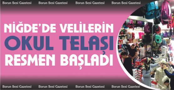 Velilerin Okul Telaşı Başladı