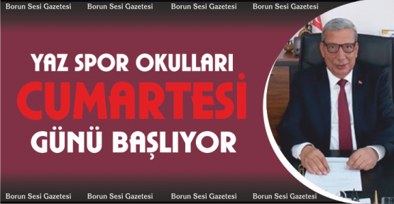 Yaz spor okulları cumartesi başlıyor