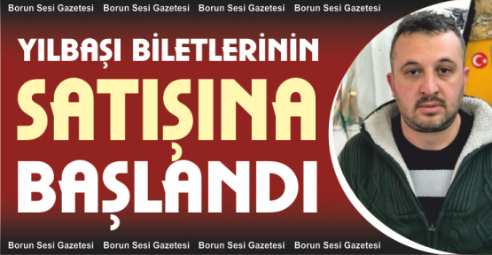 Yılbaşı Biletleri Satışa Sunuldu!